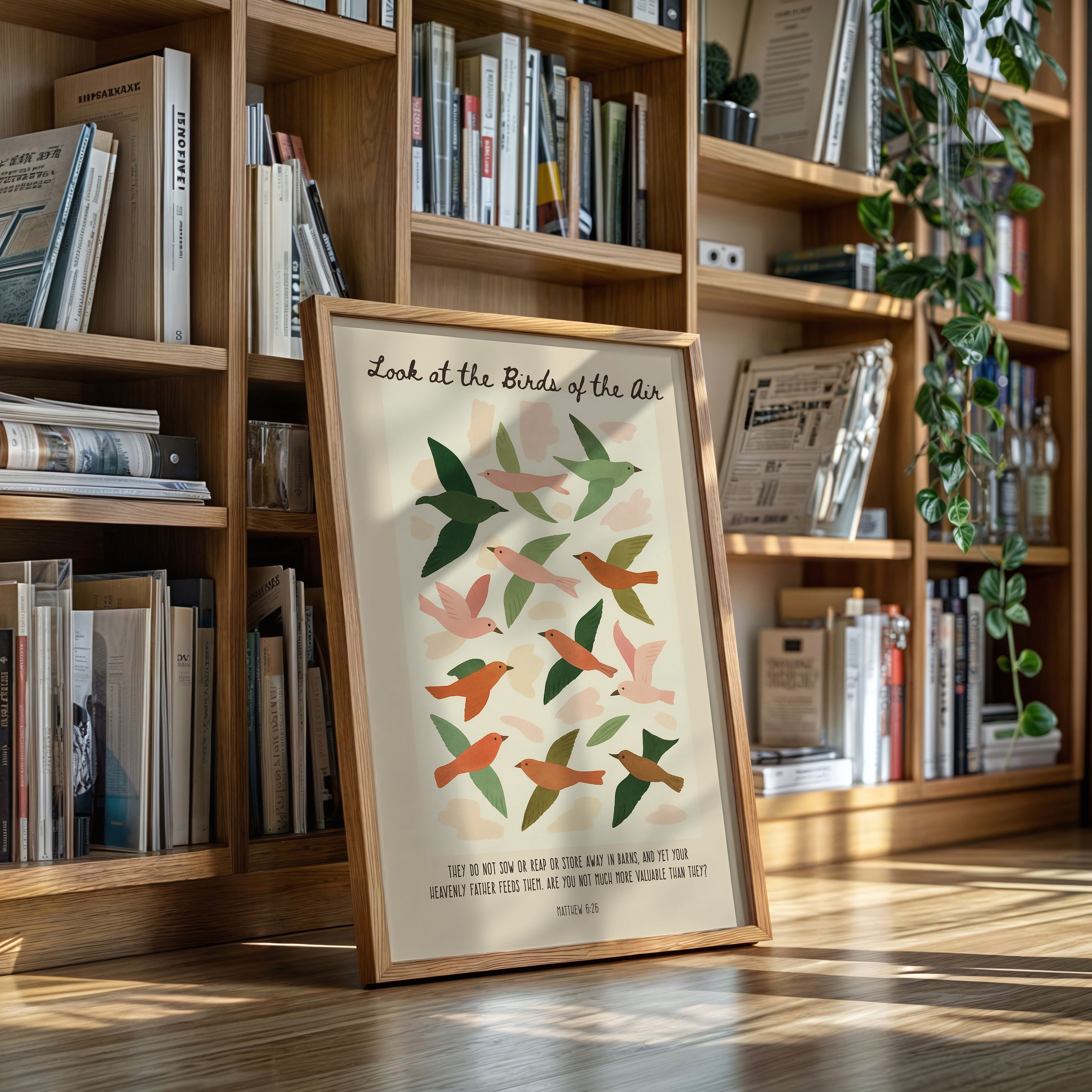 Look at the Birds of the Air Print