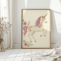 Blossom Mane Unicorn in Dreamy Pastels