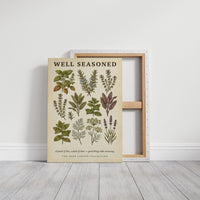 Well Seasoned: Vintage Herb Garden Chart