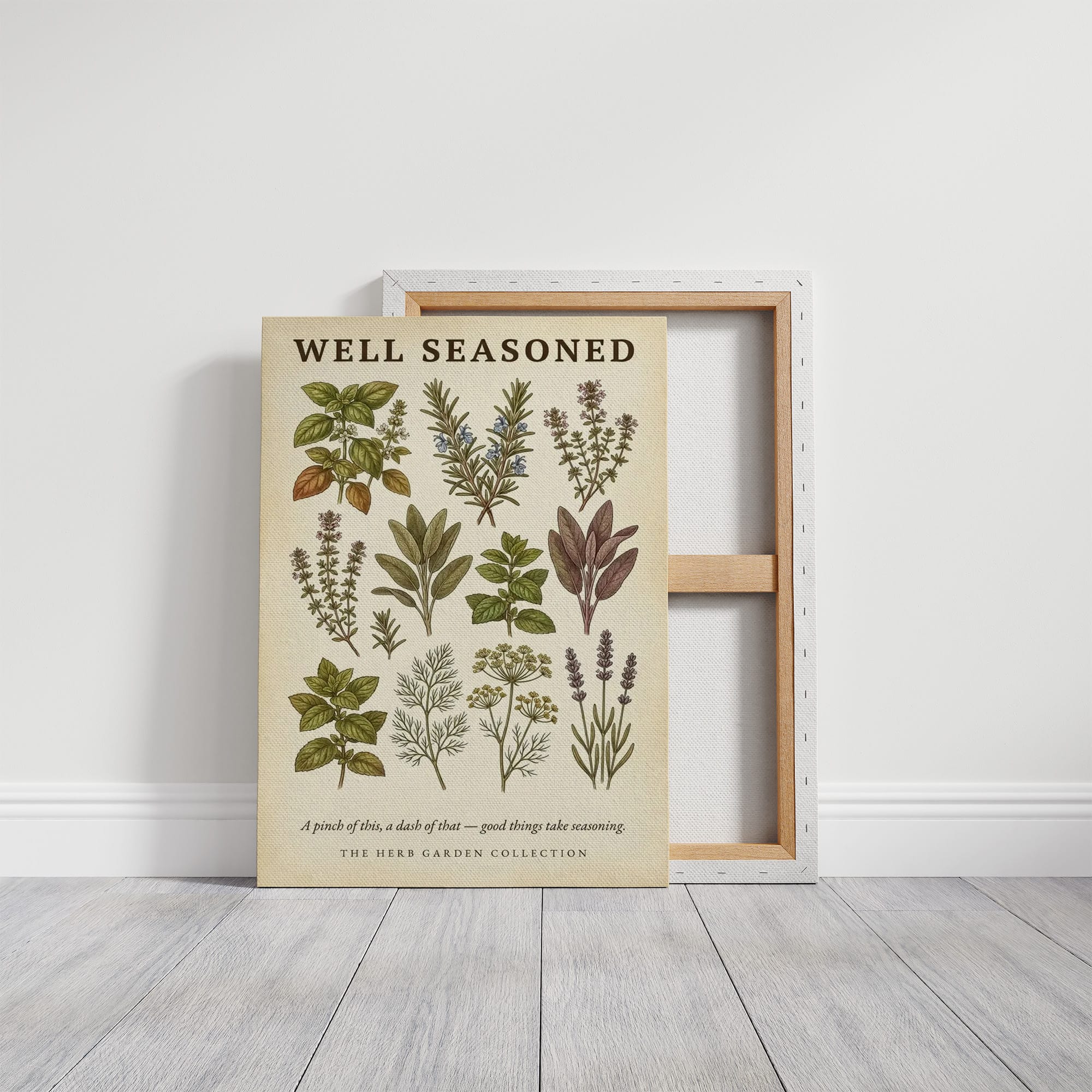 Well Seasoned: Vintage Herb Garden Chart