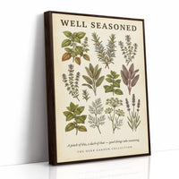 Well Seasoned: Vintage Herb Garden Chart