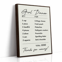 Girl Dinner, Take Three