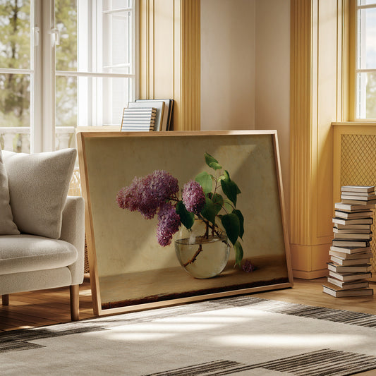 Lilacs Dance In Crystal Light