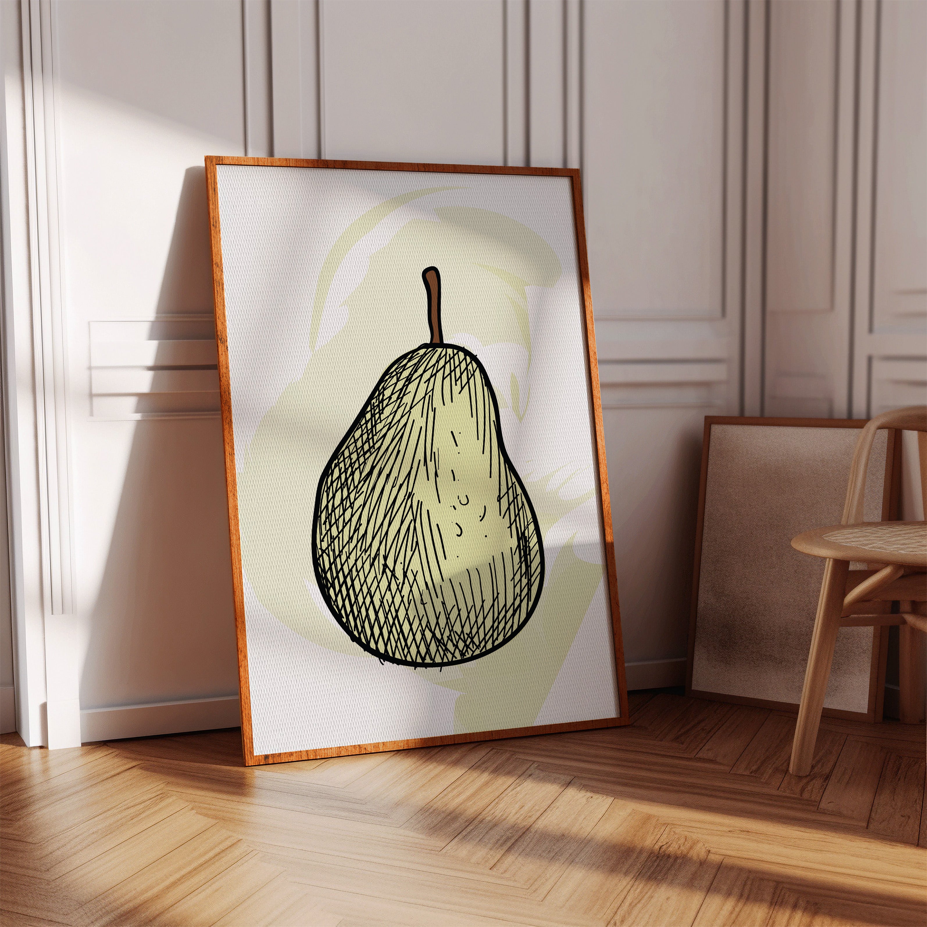 Simple Pear Sketches Autumn Memories