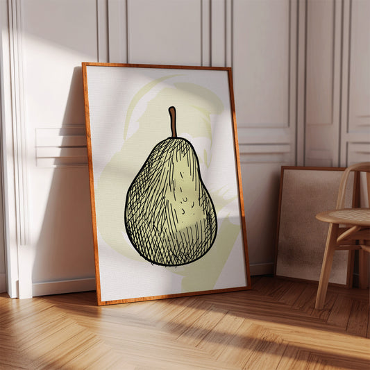 Simple Pear Sketches Autumn Memories
