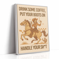 Morning Ride With Caffeine Courage