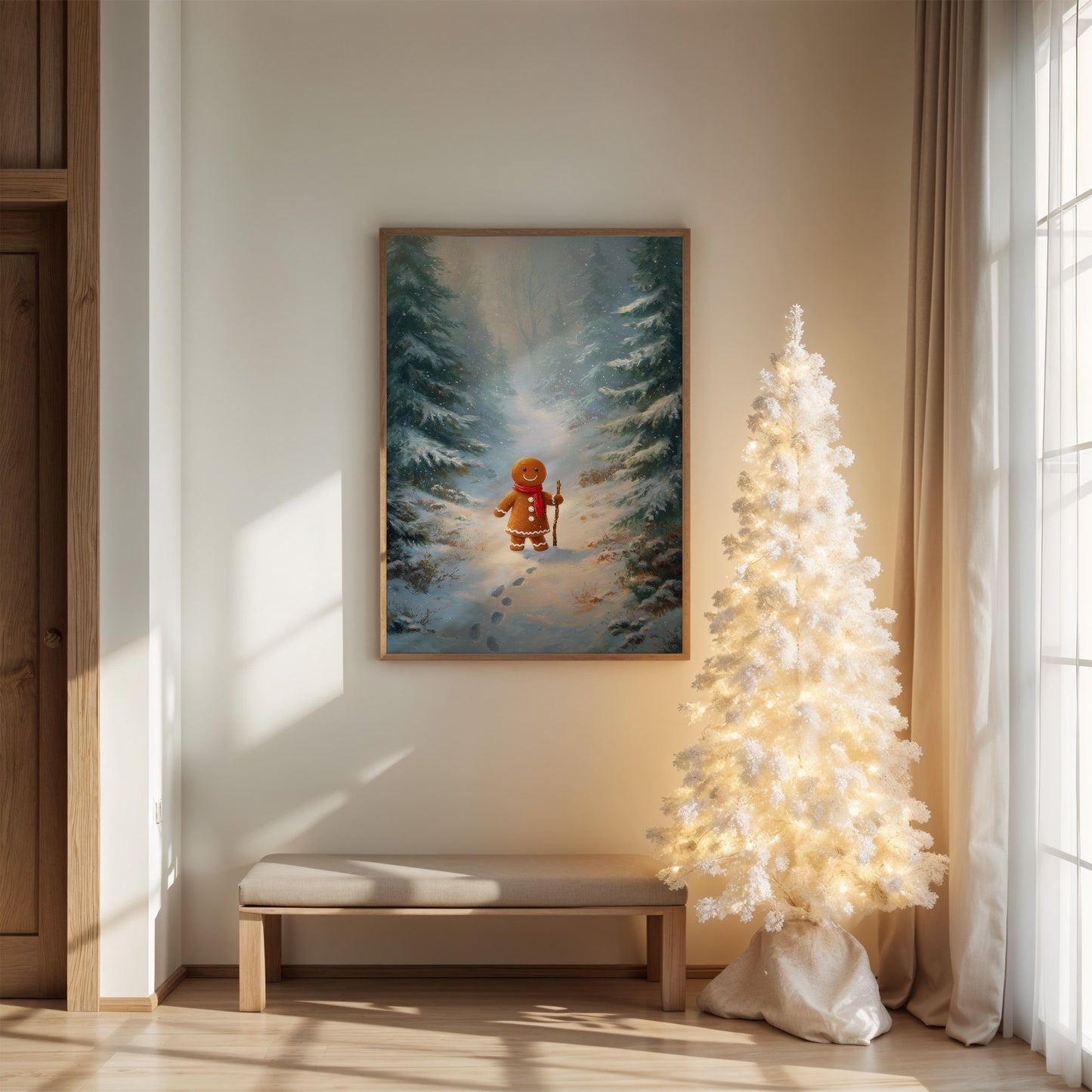 Gingerbread Explorer Finds Winter Path