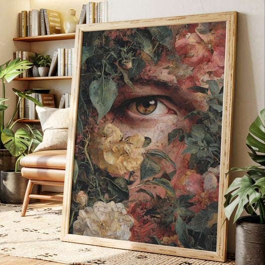 Where Eyes Meet Petals' Embrace