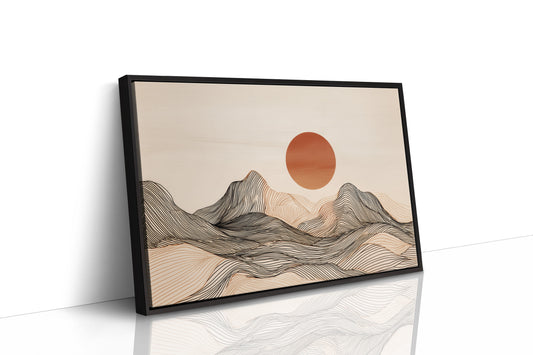 Mountains Flow Like Gentle Waves