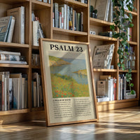 Psalm 23 Coastal Peace Print