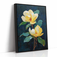 Yellow Magnolias at Midnight