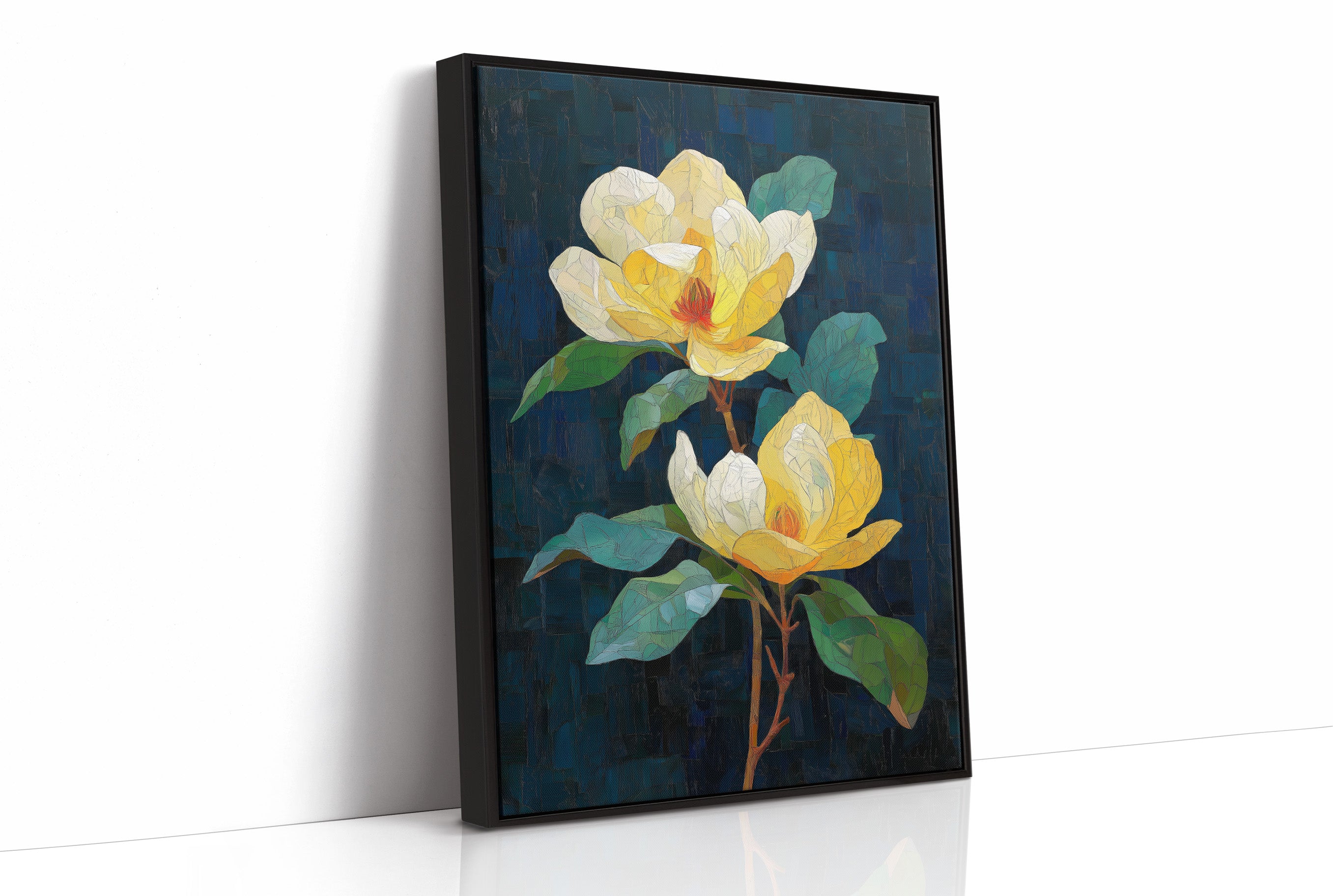 Yellow Magnolias at Midnight