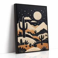 Desert Moonlight Paints Ancient Stories