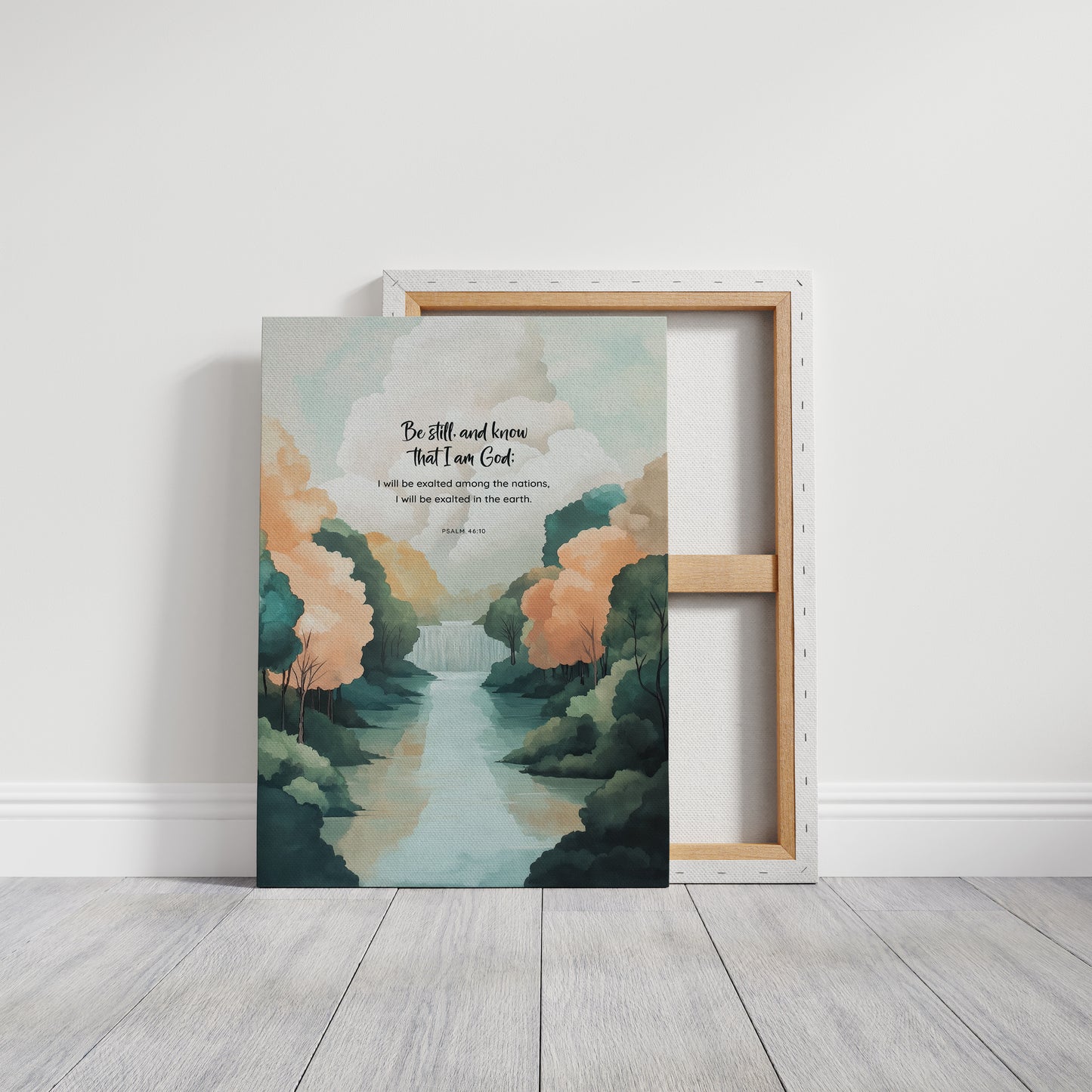 Be Still and Know Forest Waterfall