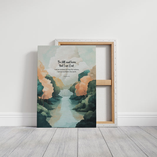 Be Still and Know Forest Waterfall