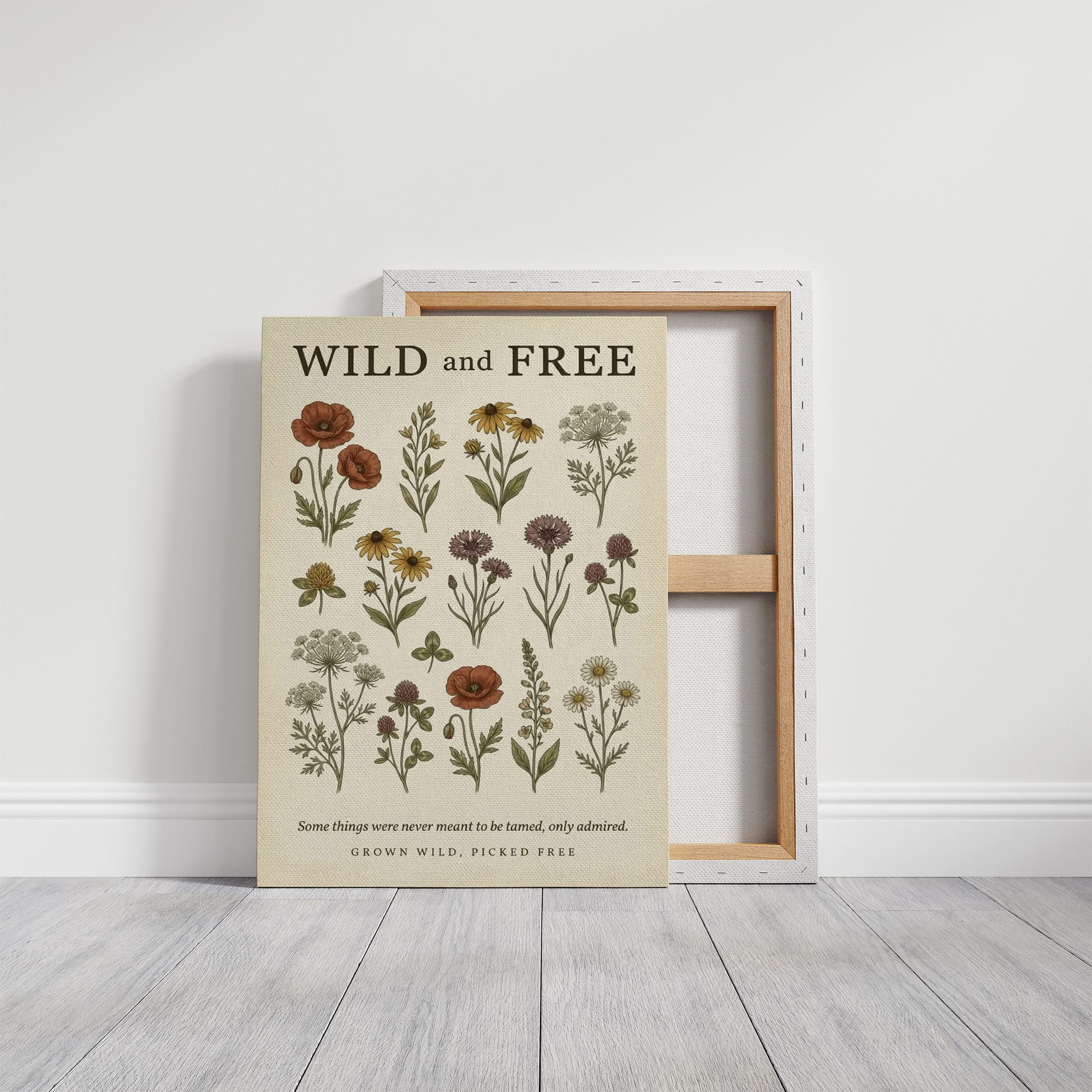 Wild and Free: Vintage Wildflower Chart