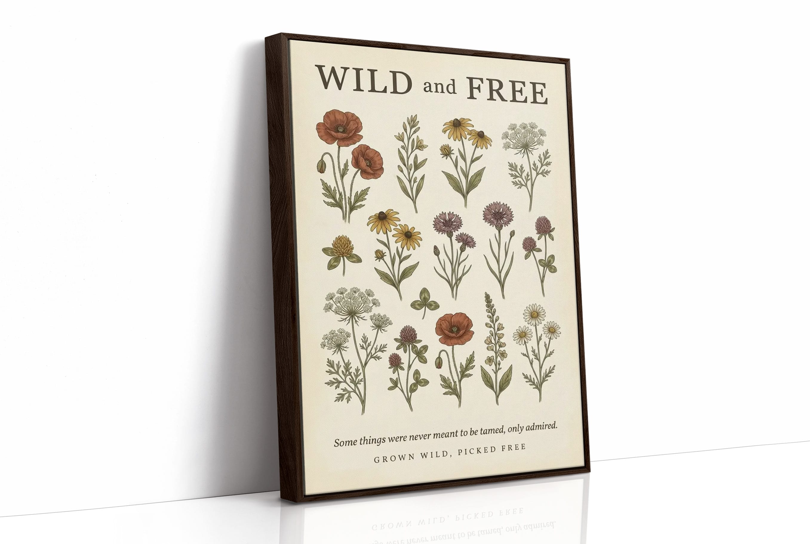 Wild and Free: Vintage Wildflower Chart
