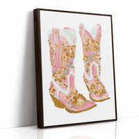 Blush Boots In Bloom