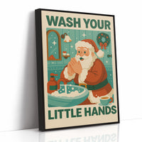 Retro Santa's Hygiene Reminder