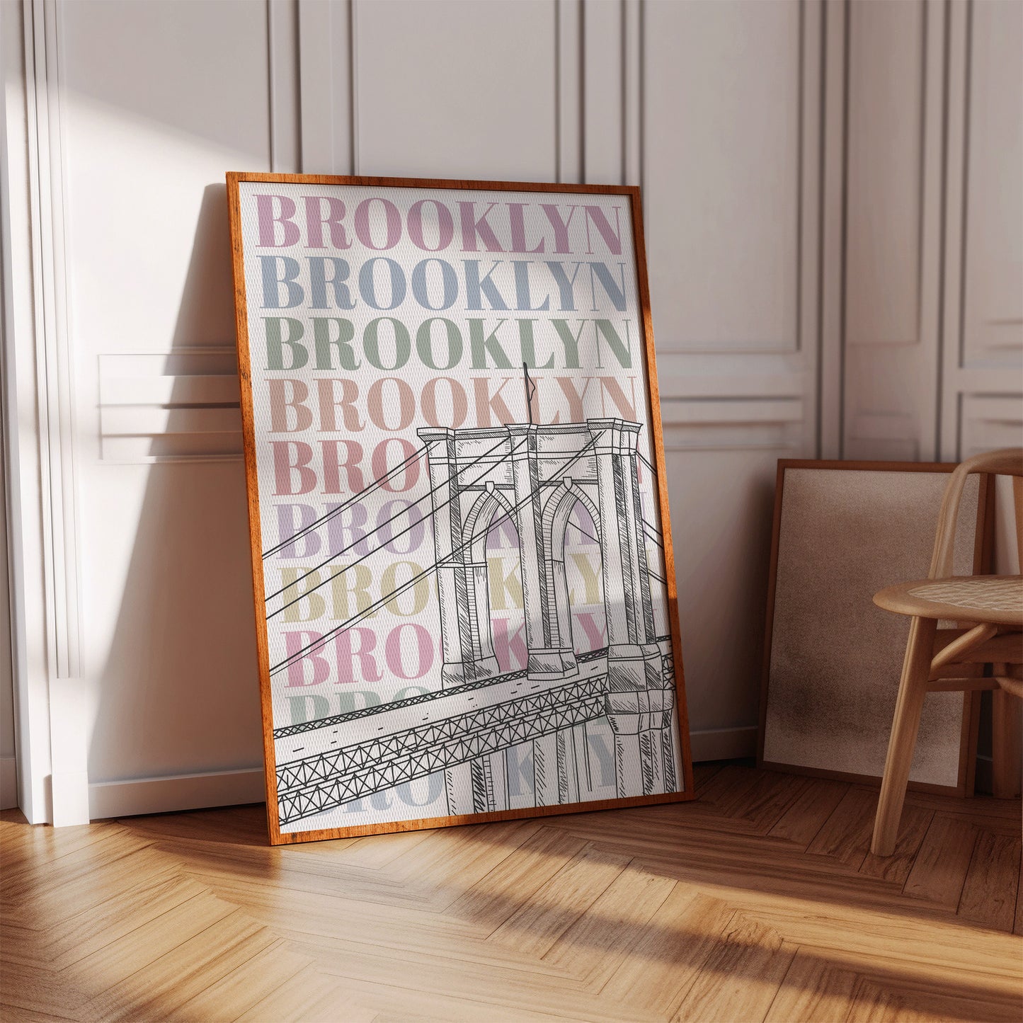 Pastel Stories Cross Brooklyn Bridge
