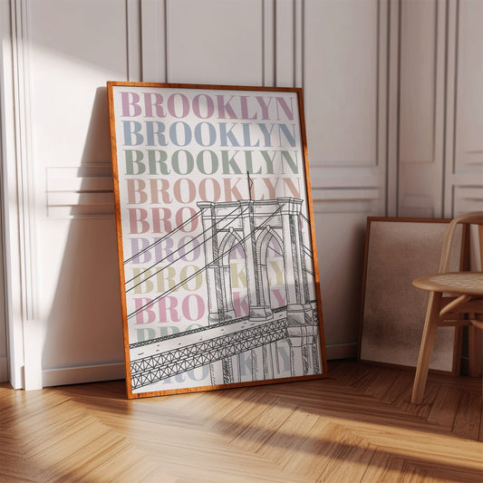 Pastel Stories Cross Brooklyn Bridge