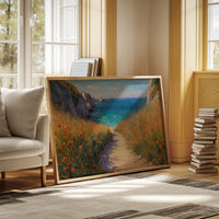 Poppies Dance Along Ocean Trails