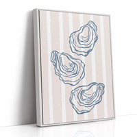 Coastal Treasures On Blush Stripes