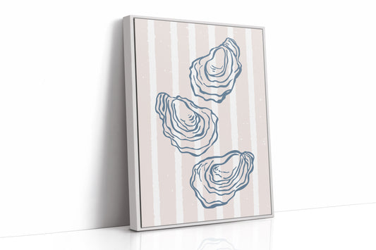 Coastal Treasures On Blush Stripes