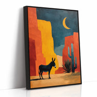 Desert Moon Finds Silent Companions