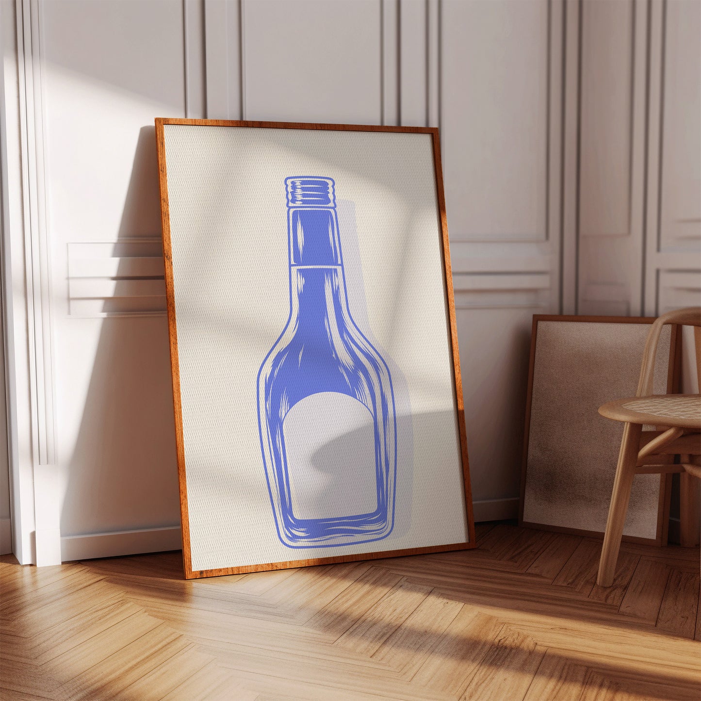 Periwinkle Glass Holds Empty Stories