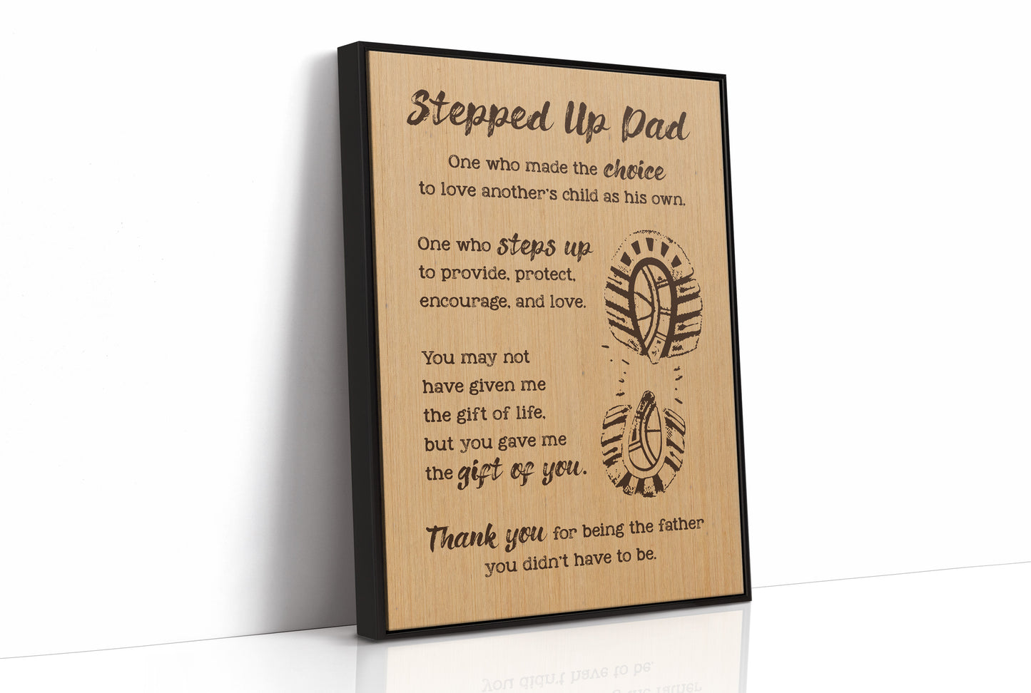 The Father You Didn't Have To Be — Wood