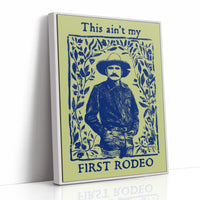 Cowboy Blues On Sage Green