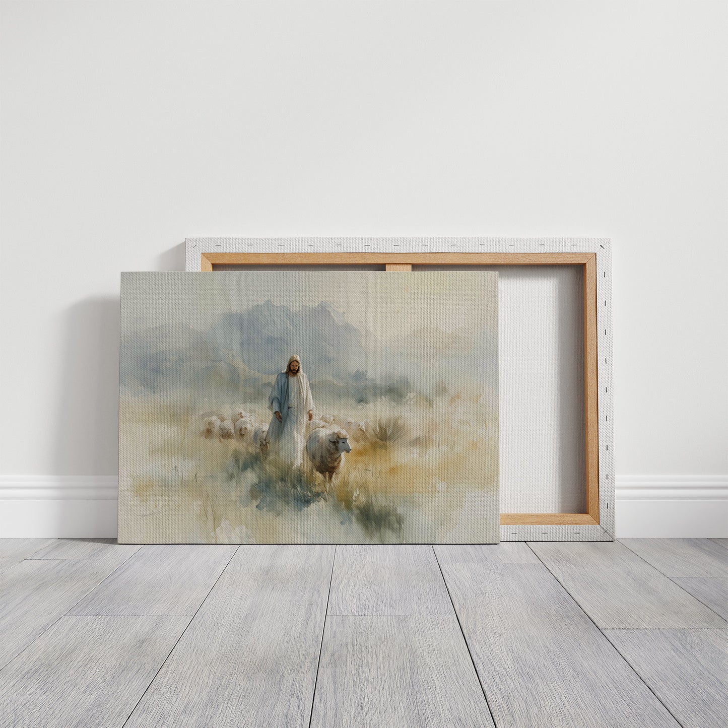 Gentle Shepherd Among Misty Hills