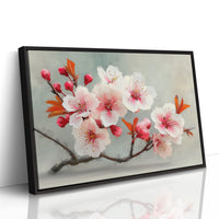 Blossoms Rest In Golden Hour Light