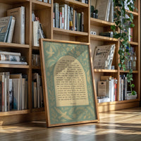 Psalm 23 Scripture with Doves and Florals