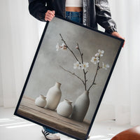 Minimalist Japanese Still Life Print – Zen Aesthetic Home Art