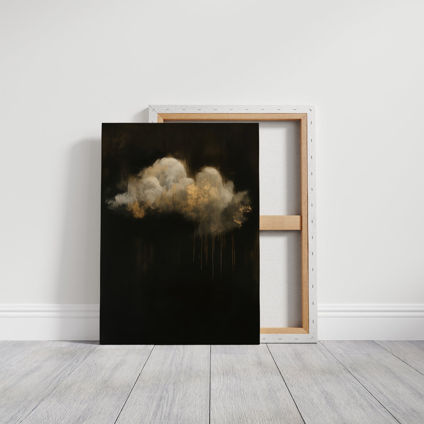 Gold Rain Beneath a Quiet Cloud