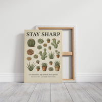 Stay Sharp: Vintage Succulent & Cactus Chart