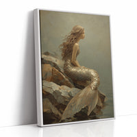 Golden Scales Against Coastal Stone