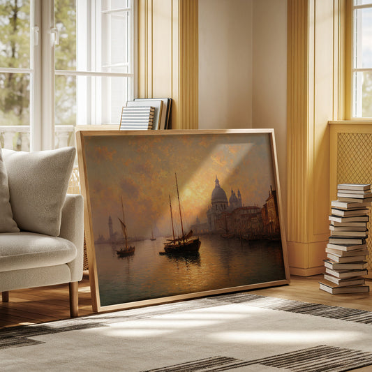 Venetian Sails Chase Golden Light