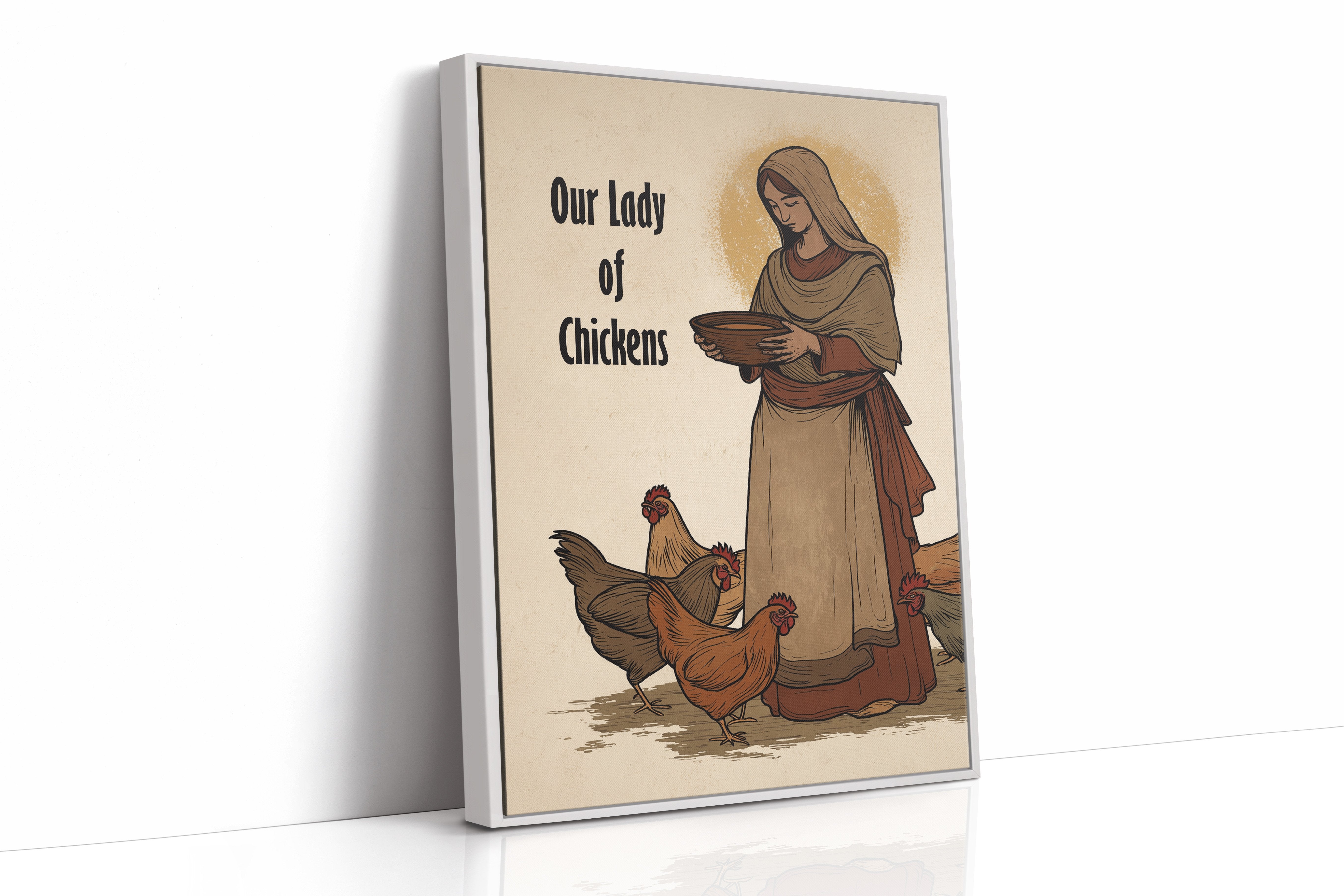Sacred Hens And Rustic Charm