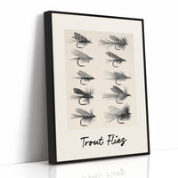 Trout Flies, Ten on the Page