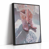 Pink Boots Waltz Through Lace Light