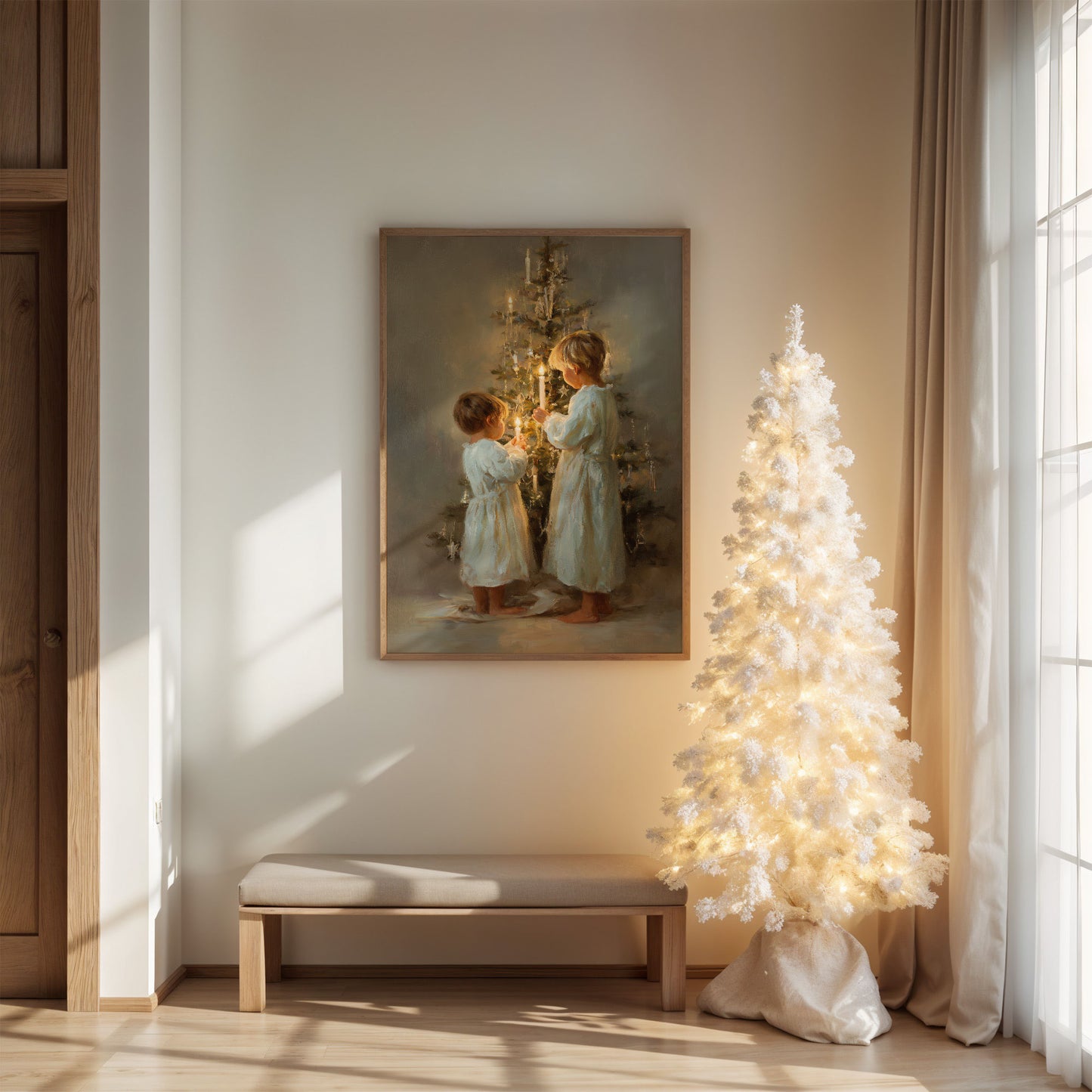 December Magic Glows In White