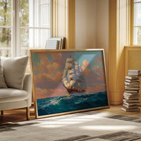 Sunset Sails Chase Ocean Dreams