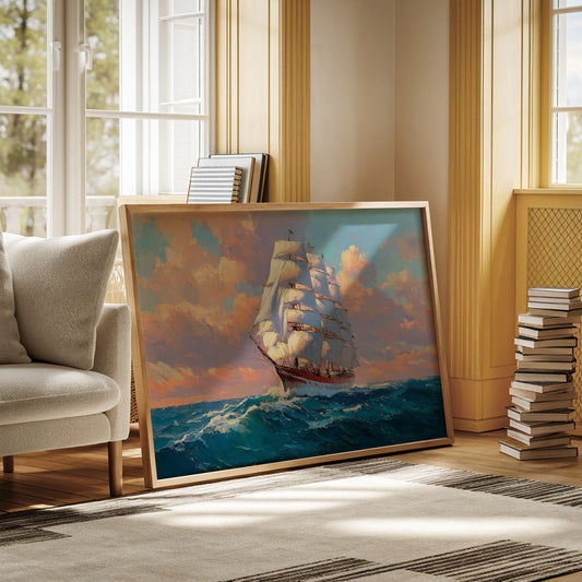 Sunset Sails Chase Ocean Dreams