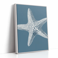 Coastal Memory On Slate Blue