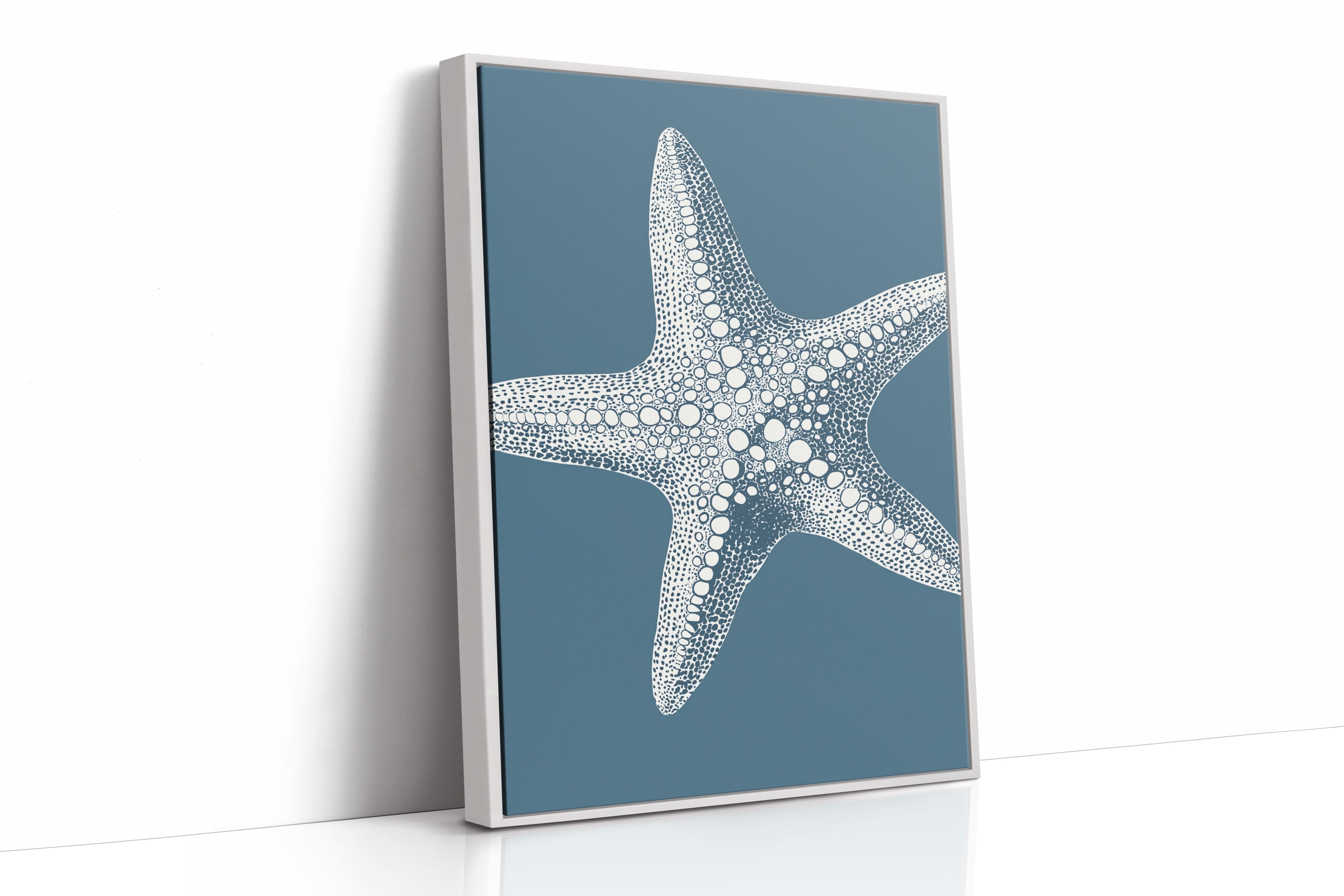 Coastal Memory On Slate Blue