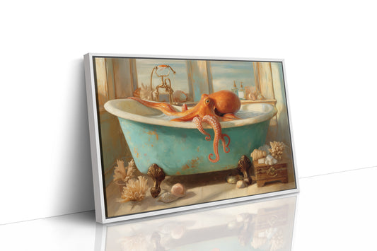 Octopus Takes A Turquoise Bath