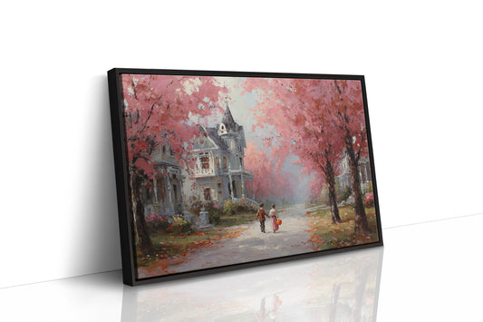Beneath Cherry Blossoms' Embrace
